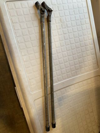 2 O C White Industrial Lamp Arms 18” Factory Light Socket Joint