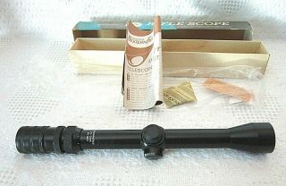 Vintage Western Field Rifle Scope 2.  5 - 7x20 Made In Japan Light Suwa Elt