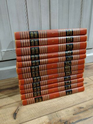 1949 Vintage Childcraft Book Set Volumes 1 - 12 Acceptable