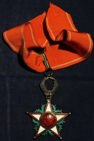 France Morocco Order Of Ouissam Alaouite 3 Cl Orden Ordre Medal Medaille Ordem