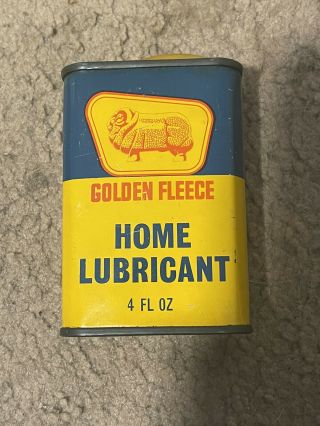 Golden Fleece Home Lubricant Handy Oiler Tin H.  C.  Sleigh