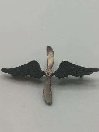 TWO US WWI Air Corps Officer Insignias 3