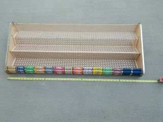 Vintage Life Savers Candy 14 Flavor Retail Store Counter Display Rack 42.  5 In W