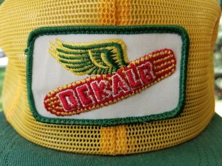 Vintage DEKALB Full Mesh Snapback K Brand Products All USA Patch Trucker Hat Cap 2