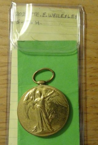 Wwi British Victory Medal S.  Ir.  H.