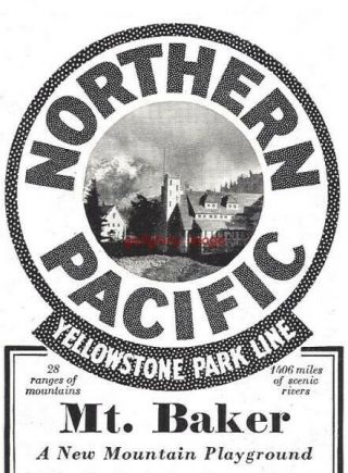 1929 Northern Pacific Railway 3 Vintage Railroad Print Ads Yellowstone Trip S
