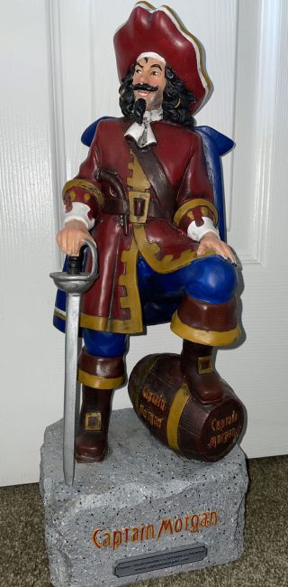 Captain Morgan Rum Pirate Statue Figurine 18 " Bar Decoration Display Liquor