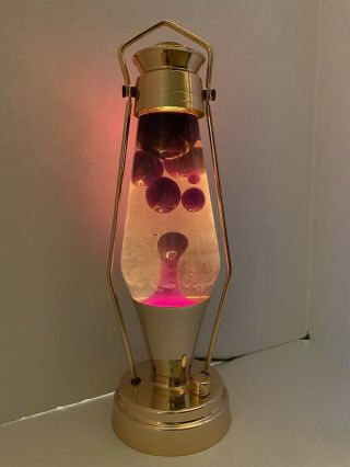 Vintage 1970s Lava Lite Lamp Copper Coachlite Coach Lantern Light Exc - Nm