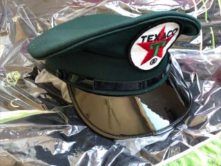 Vintage Collectible Texaco Oil Service Gas Station Uniform Hat Cap Patch: B