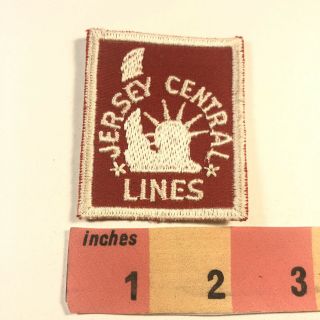 Vtg Embroidered Cloth Jersey Central Lines Train Patch 04aj
