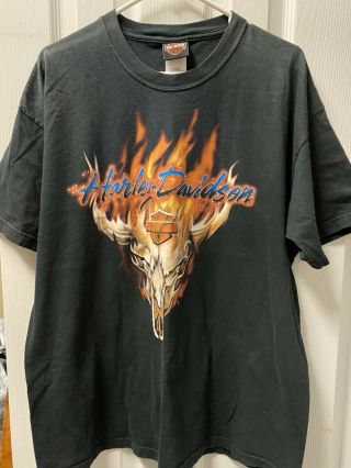 2002 Harley Davidson Arrowhead Peoria Arizona Black T Shirt Men’s Xl