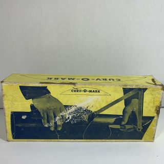 Vintage Curv - O - Mark Standard Contour Marker Stock No 1 Paramount California