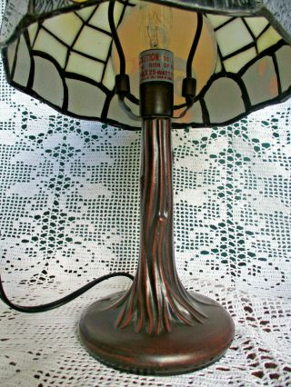 NECA DISNEY NIGHTMARE BEFORE CHRISTMAS JACK SALLY & ZERO TIFFANY GLASS LAMP 3