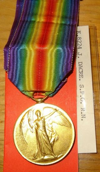 Wwi British Victory Medal S.  P.  O.  R.  N.