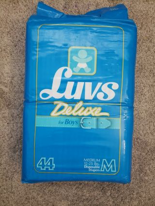 Vintage Luvs Deluxe Diapers Ultra Rare