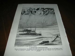 1917 Political Cartoon - German Pov Of Us Ships Run Wwi Blockade War