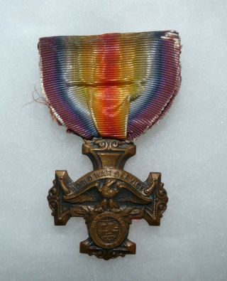 State Of Oregon World War One Service Medal 1917 - 1918