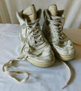 Vintage Nike Air Delta Force Ac High Top Basketball Shoes Mens Size 11