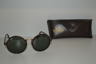 Vintage Ray Ban B&l U.  S.  A.  Premier C W0858 Traditionals Tortoise Sunglasses