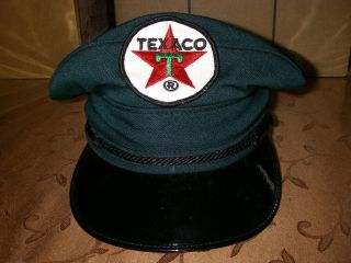 Vintage Collectible Texaco Oil Service Gas Station Uniform Hat Cap Patch 2 Of 3