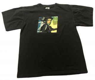 Rare Vintage 90s X Files Trust No One Black Graphic T - Shirt Sz L Large Tv Show