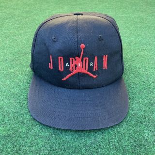 Rare Vintage Nike Air Jordan 23 Michael Jordan Snapback Hat Cap Black And Red