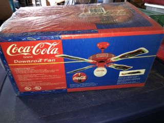 coca cola brand downrod ceiling fan 3