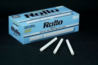 10,  000 Rollo Blue Tobbacco Cigarrette Filter Tube Ultra Slim Bulk
