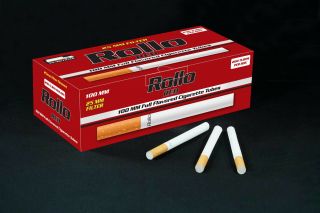 10,  000 King Size 25mm Filter Red Lights Rollo Tube Cigarrette Tobbacco