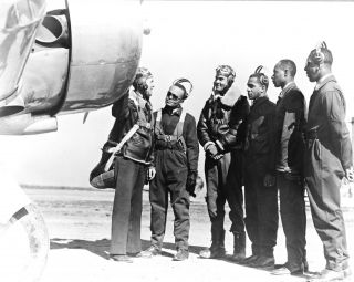 First Class African American Pilots In History Of Us Army Air Corps - 1942 Photo