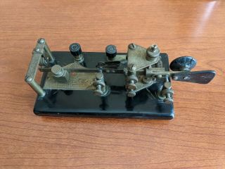 Vintage Vibroplex Lightning Bug Telegraph Key Switch Morse Code Serial 102668