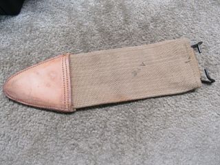 Us Ww1 M1910 Bolo Trench Knife Canvas Scabbard Cover 1918 Dated No Insert
