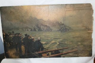 Wwi Surrender Of The German Fleet Print By Bernard Gribble