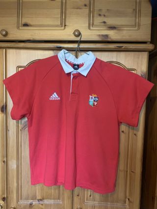 British And Irish Lions - Rugby Shirt Jersey - Retro - Vintage - Adidas - Uk Xl