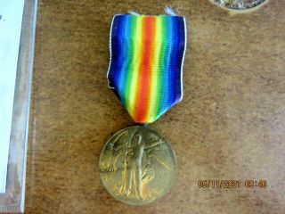 Wwi 1914 - 1919 The Great War For Civilization Medal With Ribbon Military