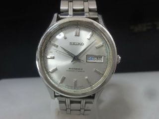 Vintage 1967 Seiko Automatic Watch [business - A] 27 Jewels 8346 - 9000 5 Actus Band