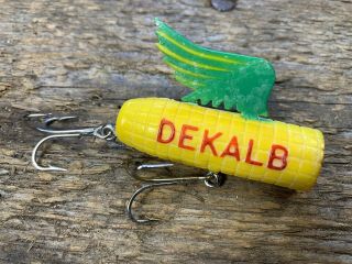 Dekalb Winged Ear Fishing Lure,  Rare,  With Package,  Dekalb Seed Corn