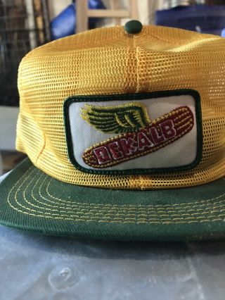 Vintage Dekalb Full Mesh Snapback K Brand Products All Usa Patch Trucker Hat Cap