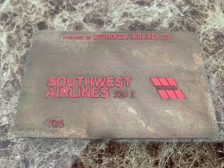 Vintage Southwest Airlines Metal Ticket Validation Plate,  Travel,  Airline