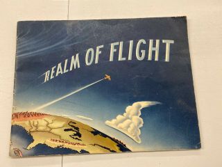 Realm Of Flight Faa Weather Info Piloting Private Aircraft 1954 Vintage Booklet