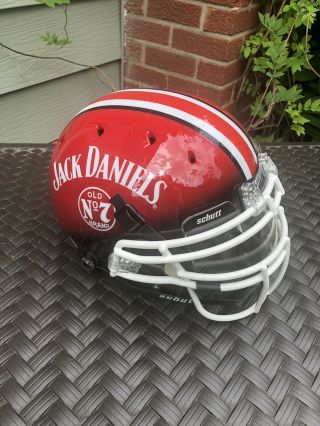 Jack Daniels Old No 7 Brand Whiskey Authentic Football Helmet Full Size
