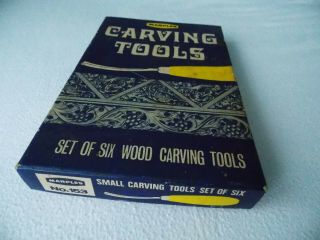 Vintage Marples Wood Carving Chisel Set No 153