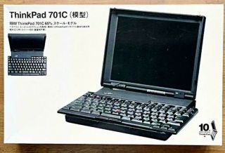 Ibm Think Pad 701c Plastic Model 10th Anniversary Limited Edition Rare