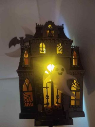 Bath & Body Halloween Haunted House Wallflower Night Light Ghost Bat Moon