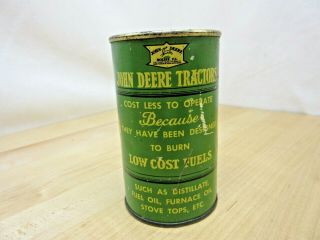 1937 John Deere Centennial Oil Can Tin Lithograph Bank