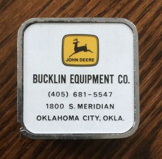 John Deere Barlow Tape Measure Bucklin Equipment Co Oklahoma City Oklahoma 72 In
