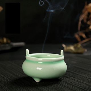 Handmade Longquan Ceramic Incense Burner Holder For Cones & Sticks & Coil S22