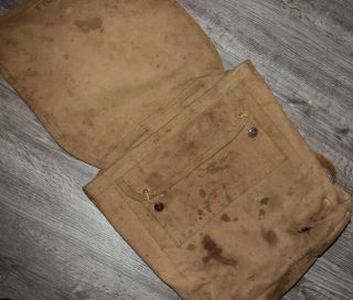 Rare Pre WWI USMC 1903 1907 USMC Blanket Bag Haversack Leather Straps Banana War 2