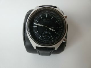 Vintage Seiko Chrono Automatic Watch.  Circa 1972.  Fair Vintage.