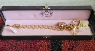 Vintage Juicy Couture Charm Bracelet Starter With Different Charms